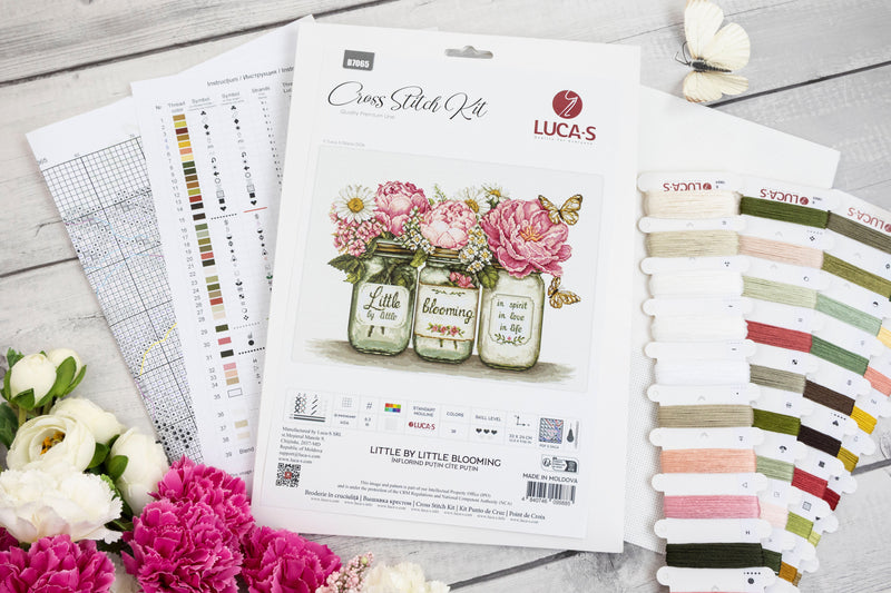 Cross Stitch Kit Luca-S - Little by Little Blooming, B7065