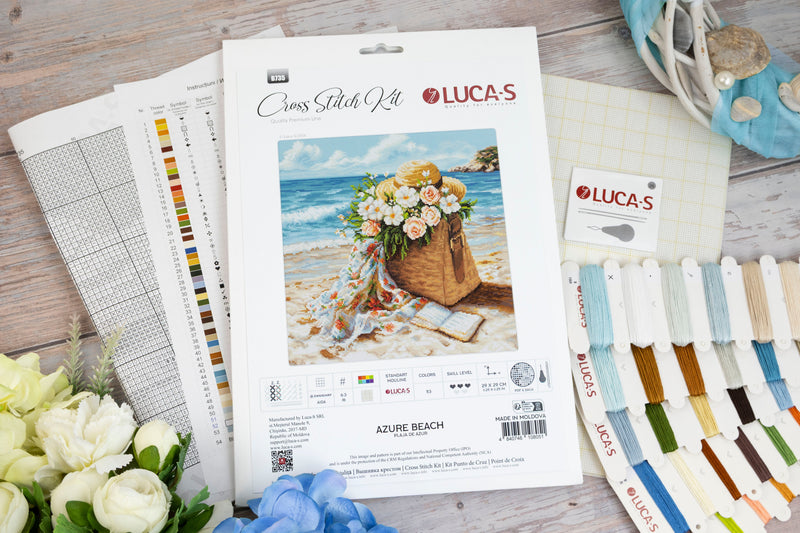 Cross Stitch Kit Luca-S - Azure Beach, B735