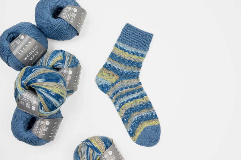 Blue Sky Trail Socks
