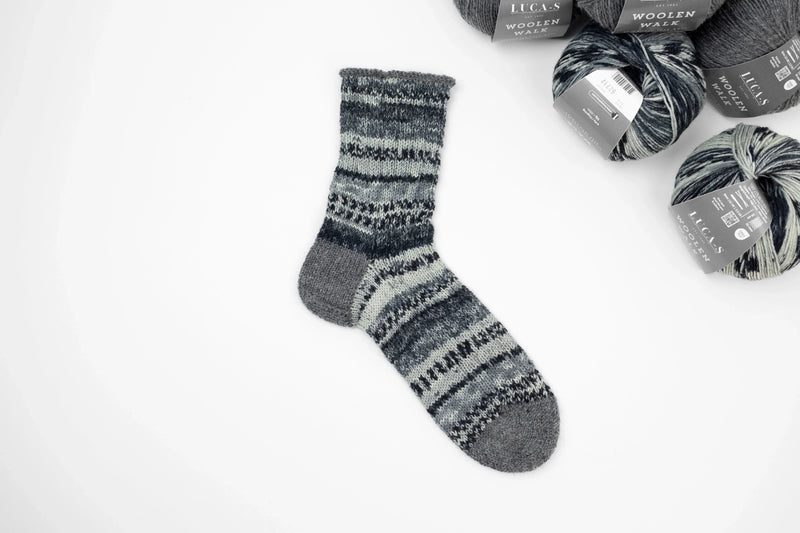 Winter Fjord Socks