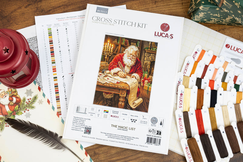 Cross Stitch Kit Luca-S GOLD - The Magic List, BU5112
