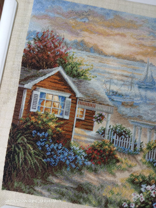 Cross Stitch Kit Luca-S, Gold Collection - B619, Tranquil Seafront