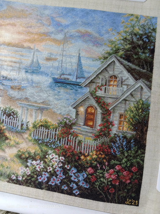 Cross Stitch Kit Luca-S, Gold Collection - B619, Tranquil Seafront