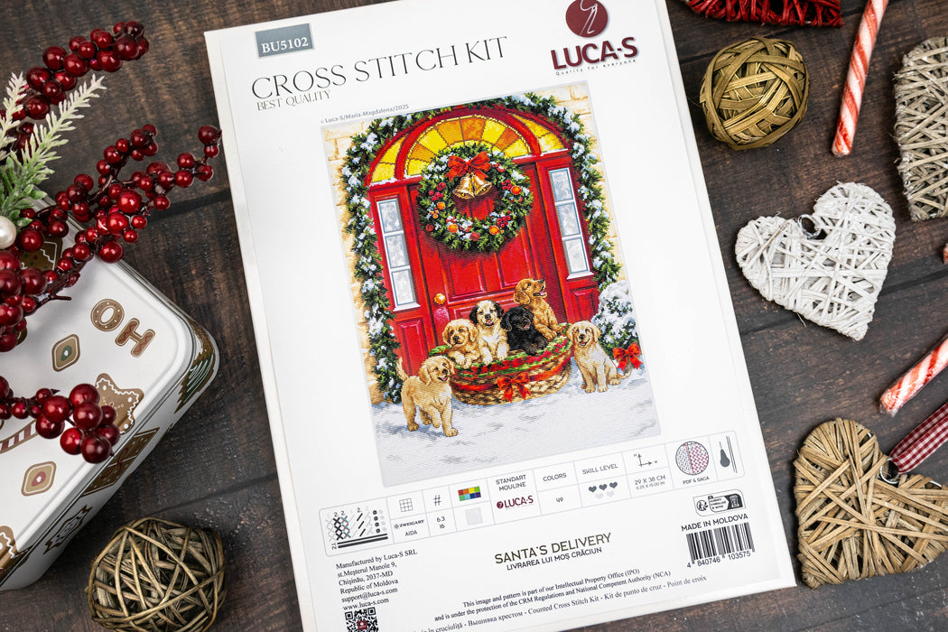 Cross Stitch Kit Luca-S - Santa’s Delivery, BU5102