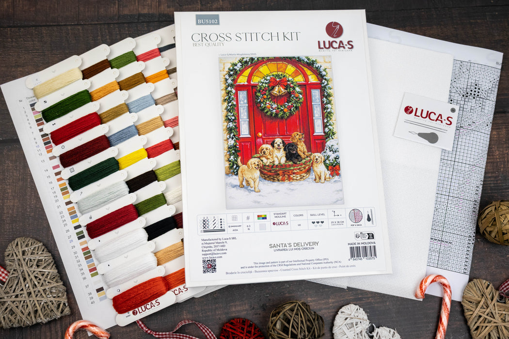 Cross Stitch Kit Luca-S - Santa’s Delivery, BU5102