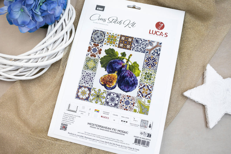 Cross Stitch Kit Luca-S - Mediterranean Fig Mosaic, B7057