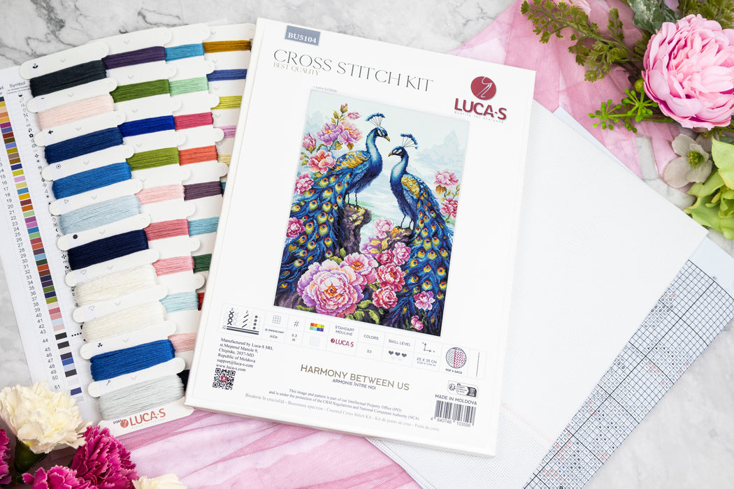 Cross Stitch Kit Luca-S - Harmony Between Us, BU5104