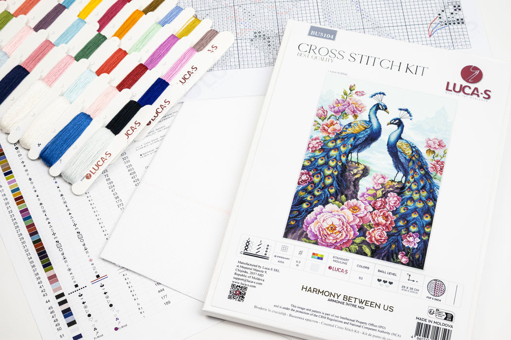 Cross Stitch Kit Luca-S - Harmony Between Us, BU5104