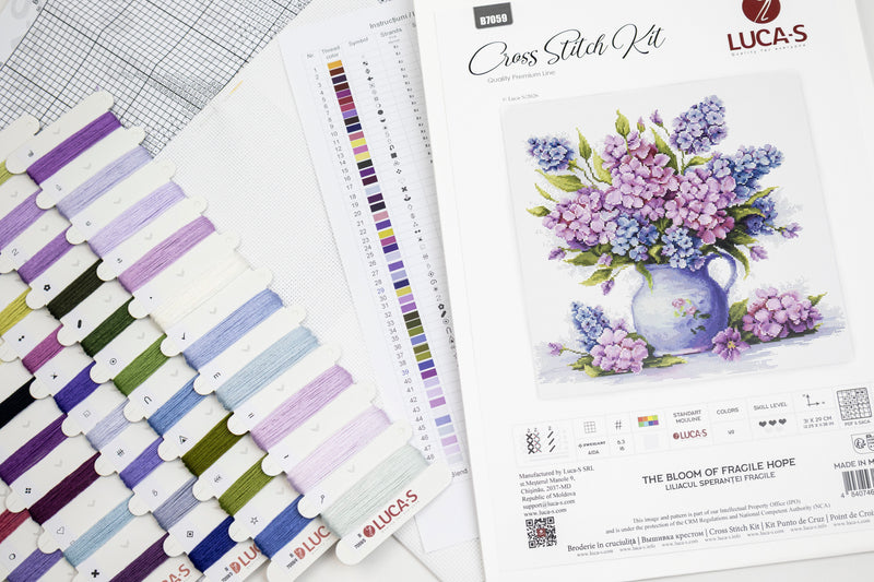 Cross Stitch Kit Luca-S - The Bloom of Fragile Hope, B7059