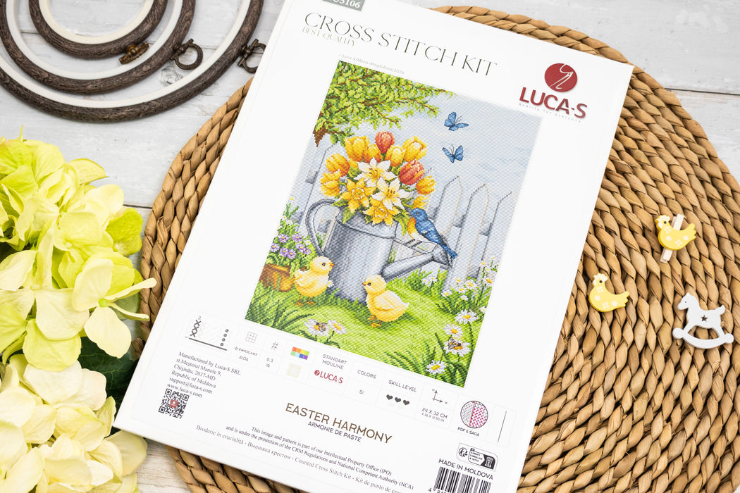 Cross Stitch Kit Luca-S - Easter Harmony, BU5106