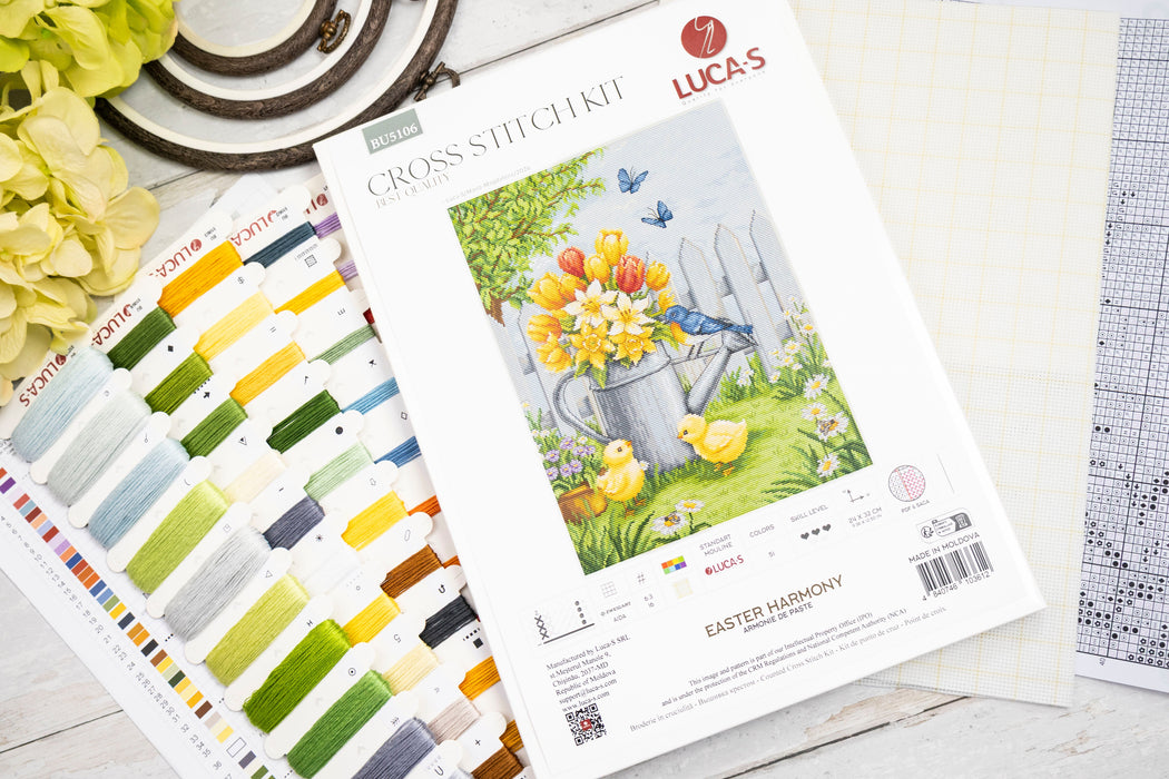 Cross Stitch Kit Luca-S - Easter Harmony, BU5106
