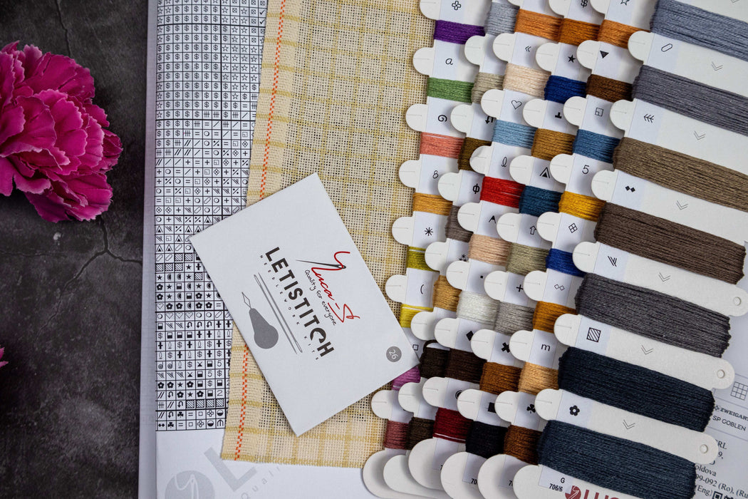 Petit Point Kit Luca-S GOLD - Das mexikanische Fest, G706