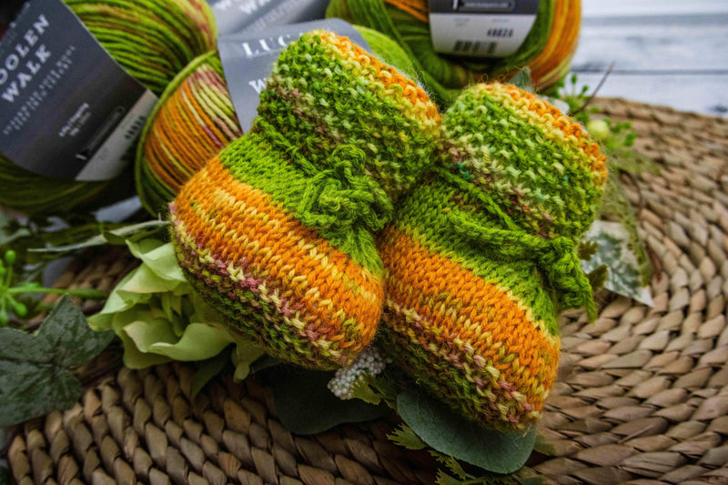 Strickmuster für Babyschuhe