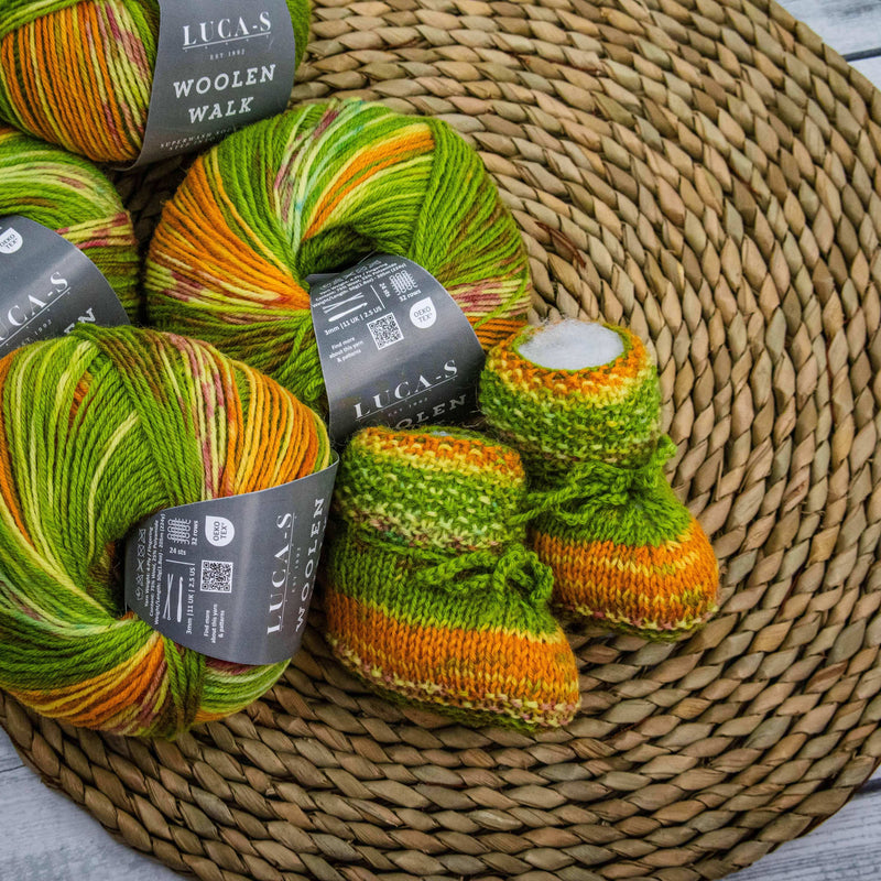 Strickmuster für Babyschuhe