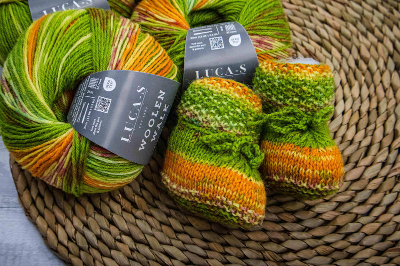 Strickmuster für Babyschuhe