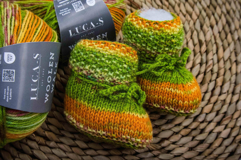 Strickmuster für Babyschuhe