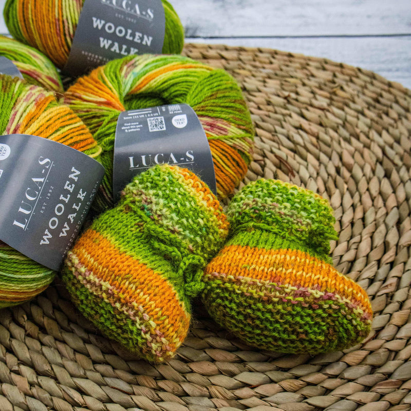Strickmuster für Babyschuhe