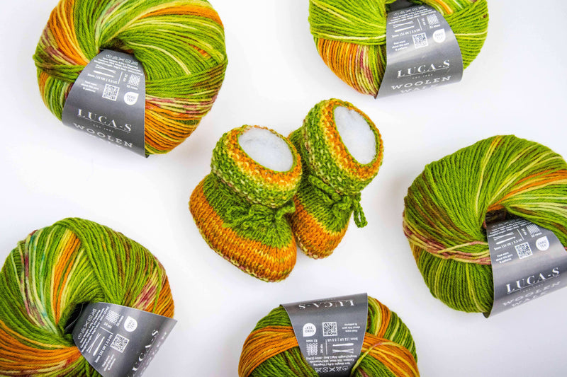 Strickmuster für Babyschuhe