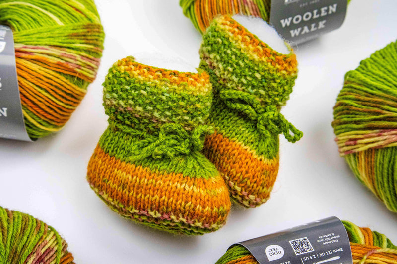 Strickmuster für Babyschuhe