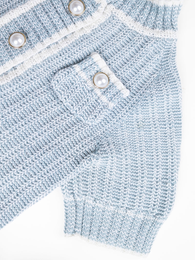 Skirt and Buttoned Cardigan Pattern