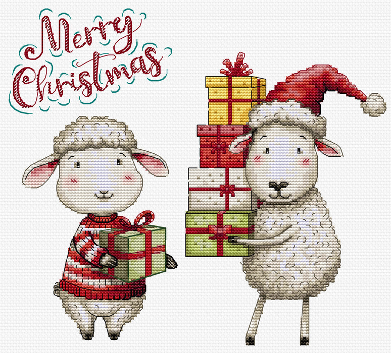 Cross Stitch Pattern Luca-S  - Merry Chrismats