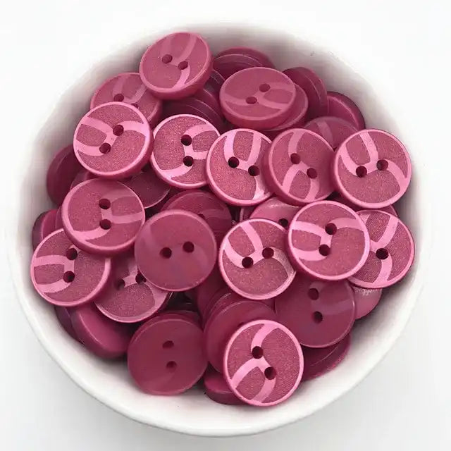 13mm Dress Shirt Button Two-eye Button DIY Hand Sewn Decorative Accessories