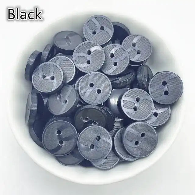 13mm Hemdknopf Zwei-Augen-Knopf DIY Handgenähte Dekorative Accessoires