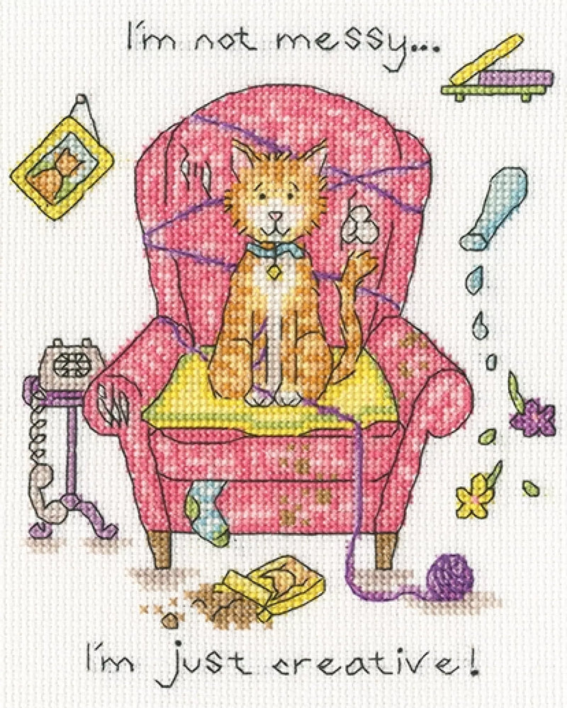 Cross Stitch Kit Bothy Threads - Crafty Cat