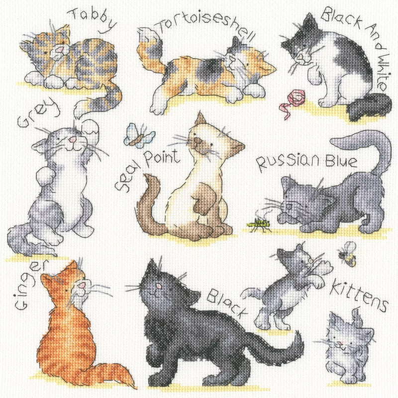 Kreuzstichset Bothy Threads – Miau! 