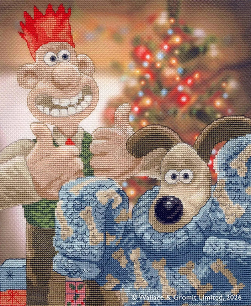 Cross Stitch Kit Bothy Threads - Happy Holidays Old Pooch!
