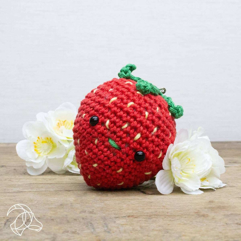 DIY Häkelset - Erdbeere