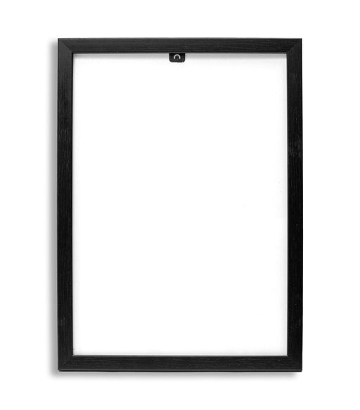 A4 Contemporary Black Wooden Effect Picture Frame Picture Frames - HobbyJobby