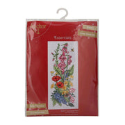 Anchor Cross Stitch Kit - PCE971, Cottage Garden Floral Cross Stitch Kits - HobbyJobby