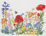 Anchor Cross Stitch Kit - PCE981, Meadow Floral Cross Stitch Kits - HobbyJobby