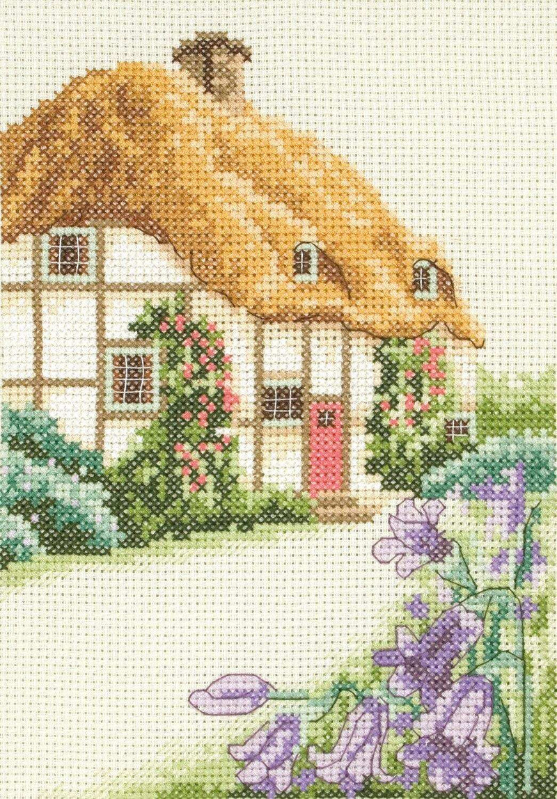 Anchor Starter Cross Stitch Kit - AK121, Thatched Cottage Cross Stitch Kits - HobbyJobby