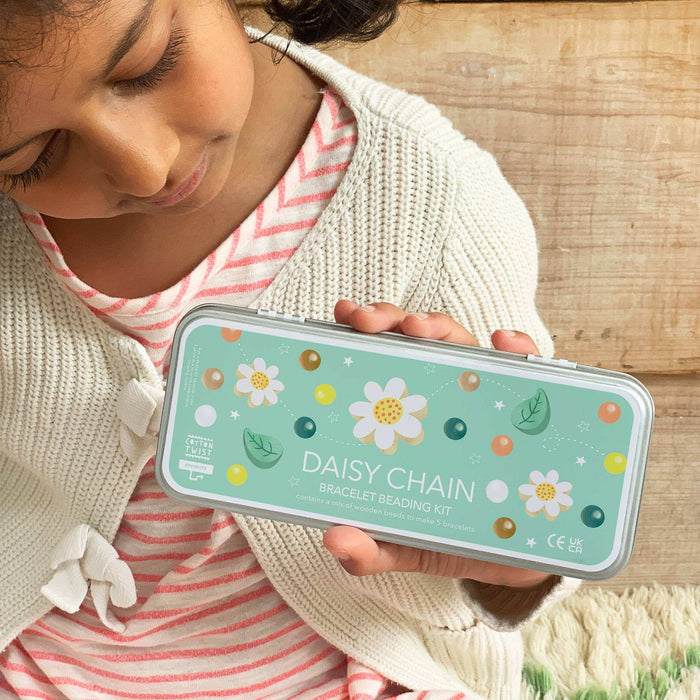 Perlenset für Gänseblümchen-Armbänder