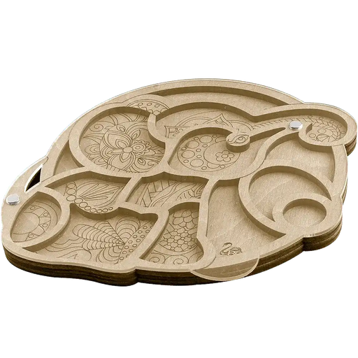 Bead organizer with transparent cover FLZB-033 Wonderland Crafts Bead Organizers - HobbyJobby