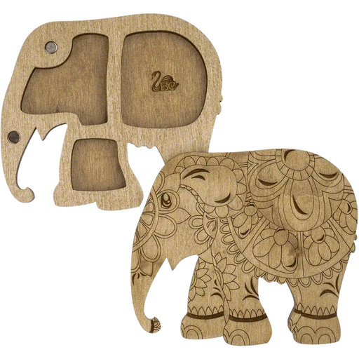 Bead organizer with wooden cover FLZB-097 Wonderland Crafts Bead Organizers - HobbyJobby