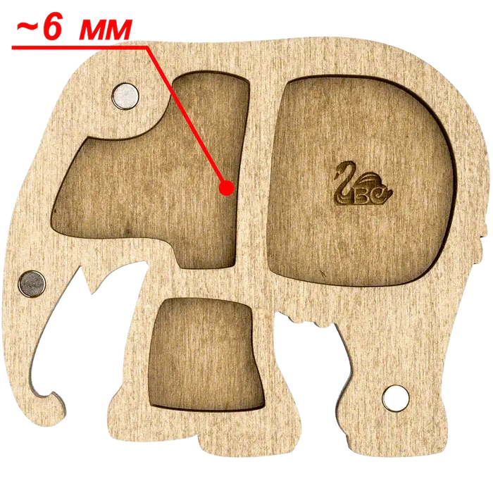 Bead organizer with wooden cover FLZB-097 Wonderland Crafts Bead Organizers - HobbyJobby