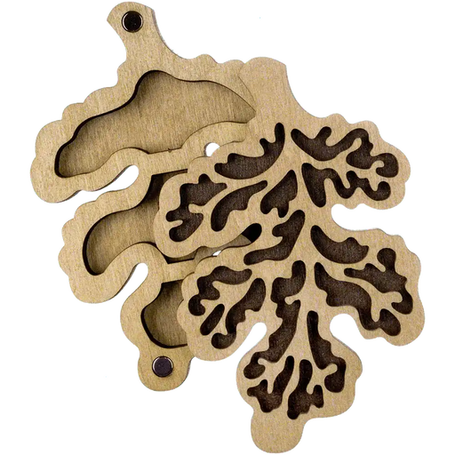 Bead organizer with wooden cover FLZB-102 Wonderland Crafts Bead Organizers - HobbyJobby