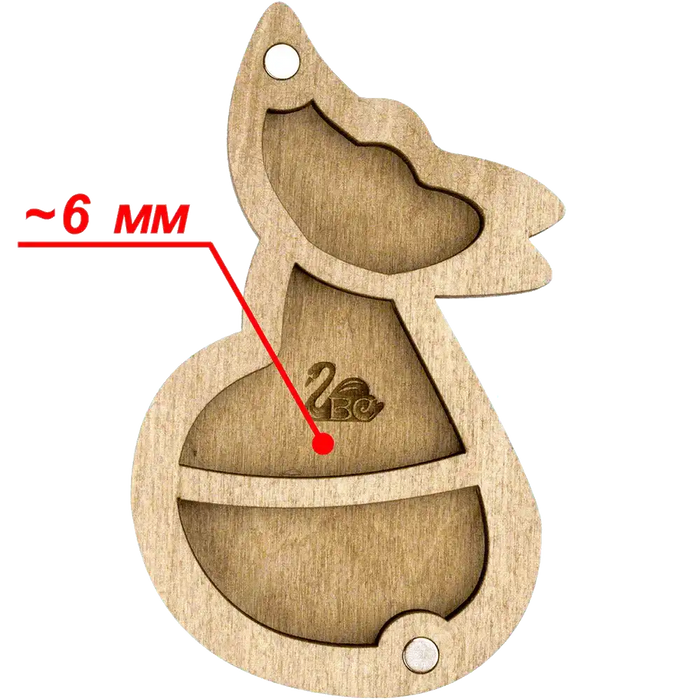 Bead organizer with wooden cover FLZB-104 Wonderland Crafts Bead Organizers - HobbyJobby