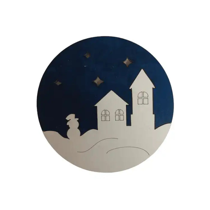 BEADS ORGANIZER "WINTER HOUSES" KF027/71