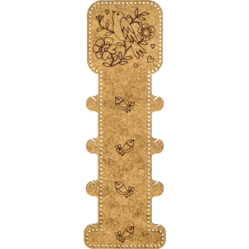 Blank for embroidery with thread on wood FLHW-009 Wonderland Crafts Blank for Embroidery - HobbyJobby