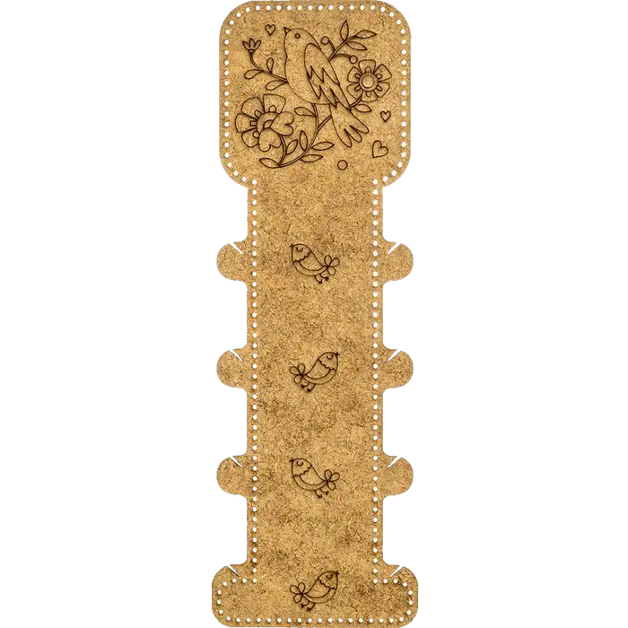 Blank for embroidery with thread on wood FLHW-009 Wonderland Crafts Blank for Embroidery - HobbyJobby