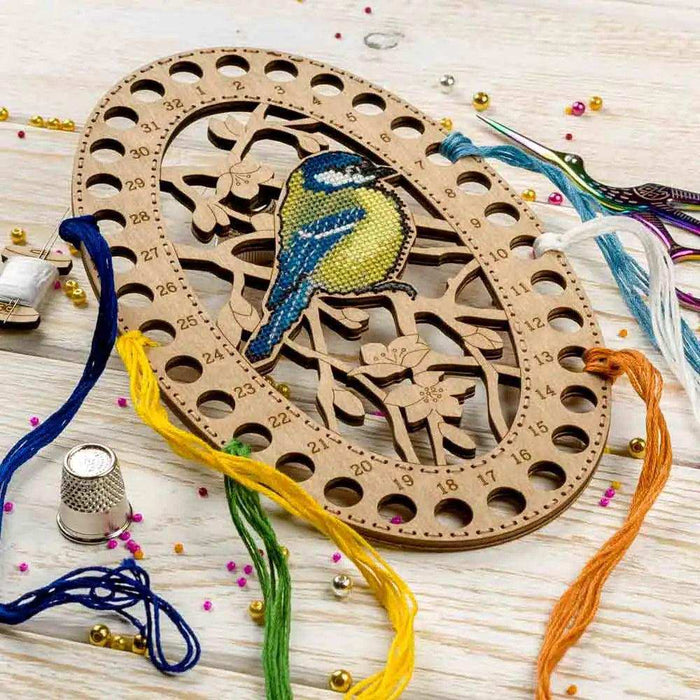 Blank for embroidery with thread on wood FLHW-014 Wonderland Crafts Blank for Embroidery - HobbyJobby