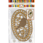 Blank for embroidery with thread on wood FLHW-014 Wonderland Crafts Blank for Embroidery - HobbyJobby