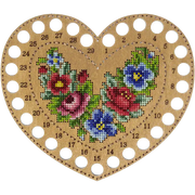 Blank for embroidery with thread on wood FLHW-017 Wonderland Crafts Blank for Embroidery - HobbyJobby