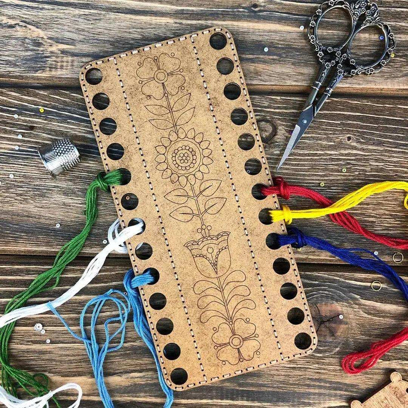 Blank for embroidery with thread on wood FLHW-019 Wonderland Crafts Blank for Embroidery - HobbyJobby