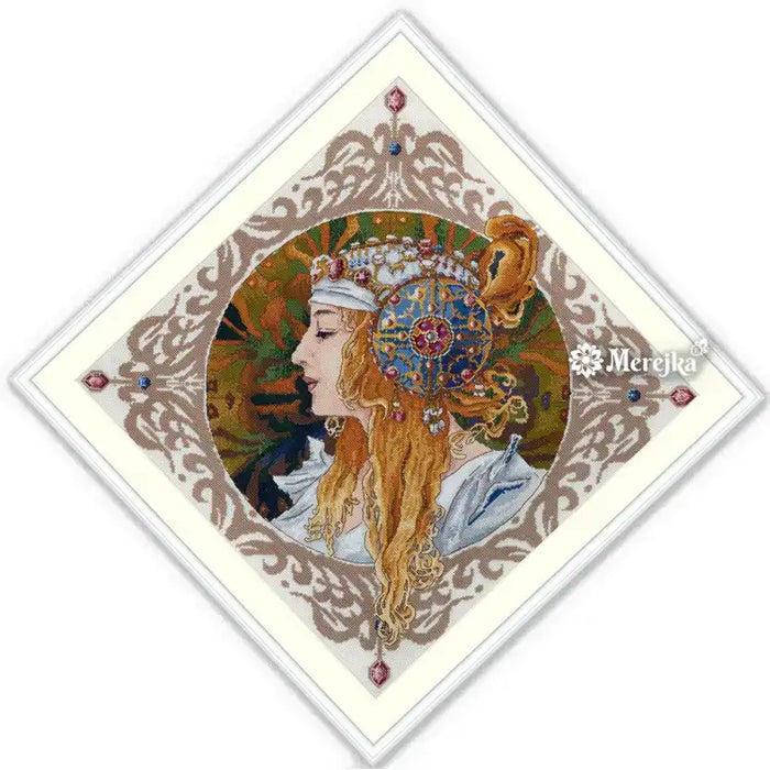 Cross Stitch Kit Merejka - BLOND BY MUCHA SK141