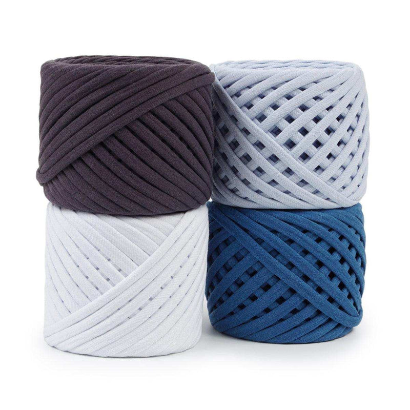 Bobilon T-shirt Yarn Balls 7-9mm - Set of 4 Chunky Yarn - HobbyJobby